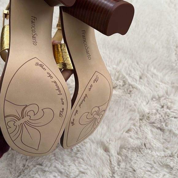 Franco Sarto Olinda in Gold Size 8.5 - Picture 5 of 7